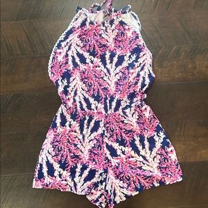 Lily Pulitzer Gianni Romper. Summer comfort size S